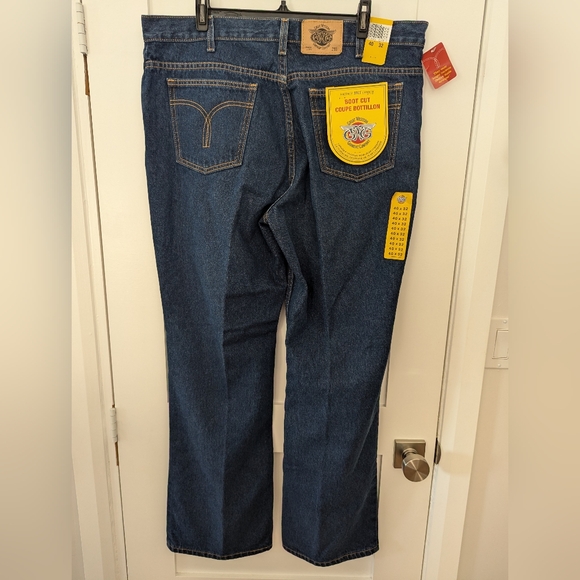Vintage Great Western Garment Company Men's Boot Cut Jeans New With Tags - Picture 2 of 9